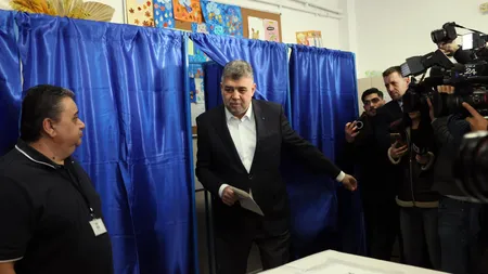 Marcel Ciolacu a mers să ia masa cu fiul lui, după votul la primul tur al alegerilor prezidențiale