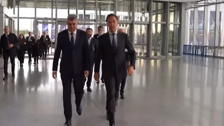 Marcel Ciolacu, întâlnire la Bruxelles cu noul secretar general al NATO, Mark Rutte: 