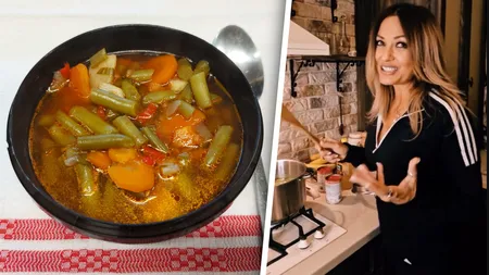 Anca Țurcașiu a dezvăluit cum prepară ciorba de fasole verde. O rețetă perfectă pentru cei care țin post