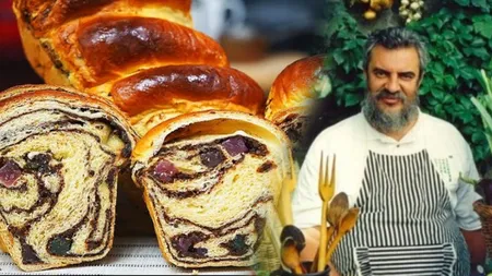 Cozonac pufos de Crăciun după rețeta lui Radu Anton Roman. Secretul bucătarului: „Nu-ncerca să-i faci oricând ai chef. Așteaptă vremurile tihnite”