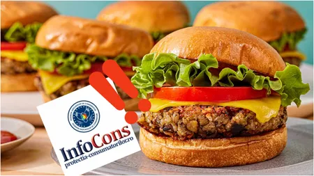 ATENȚIE la produsele de post! Ce arată studiul InfoCons pe produse tip burger vegetal