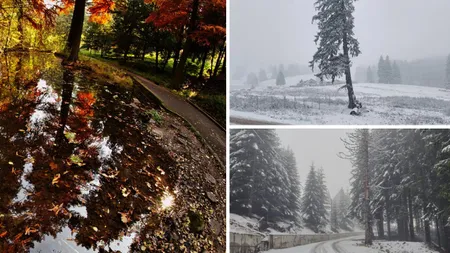 Prognoza meteo 15 noiembrie. Vreme rece cu ninsori la munte, ploi în restul țării