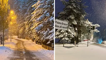 Prognoza meteo 22 noiembrie. Ciclonul Paulina a adus ninsori și viscol în România. Când începe să ningă și la București