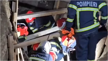 Tragedie în Buzău! Un om a murit după ce un mal de pământ s-a prăbușit peste el. Alți 3 muncitori au fost salvați