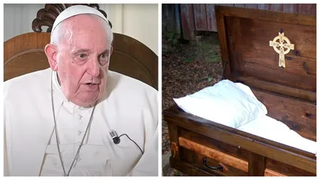 Papa Francisc a decis cum vrea să fie înmormântat. Liderul spiritual cere să fie îngropat într-un sicriu simplu de lemn