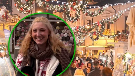 Cum a reacționat o turistă străină când a ajuns pentru prima dată la un Târg de Crăciun în România. Nu s-a putut abține