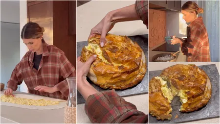 Sânziana Negru, rețetă de plăcintă cu brânză sărată, 