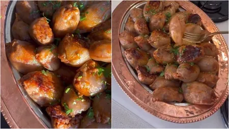 Rețeta turcească viralizată pe internet. Sărmăluțe în foi de ceapă, aromate și delicioase. Combinația unică de arome te va cuceri