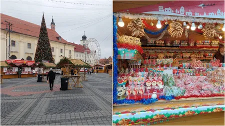 Ce pot cumpăra vizitatorii de la Târgul de Crăciun din Sibiu. Figurinele, ciocolata Dubai și decorațiunile sunt nelipsite