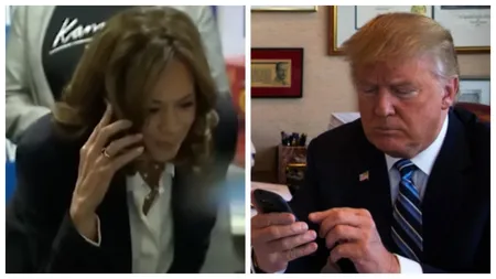 BREAKING Kamala Harris l-a sunat pe Donald Trump și l-a felicitat pentru victorie. Vicepreședinta SUA și-a recunoscut înfrângerea