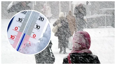 Vine viscolul în România! Meteorologii AccuWeather au emis alertă de ninsori puternice