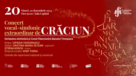 Tenorul Ştefan von Korch dăruieşte poveşti de iarnă pe portativ melomanilor din Bucureşti, Timişoara şi Blaj în luna decembrie