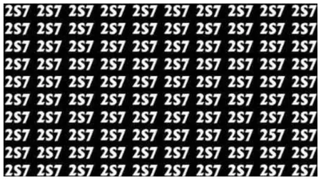 Test IQ. Găsește numărul 257 în cel mult 5 secunde!