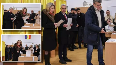 Cum a apărut Cristela Georgescu la vot. Detaliul care a atras atenţia internauţilor