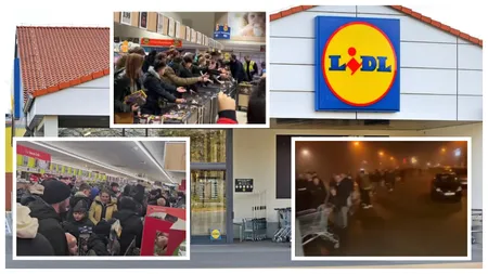 VIDEO! Isterie colosală la LIDL, în Germania, după ce supermarketul a început să vândă artificii, bombe și rachete de Revelion! Imaginile cu mii de nemți călcându-se în picioare să cumpere petarde ieftine de la supermarket!