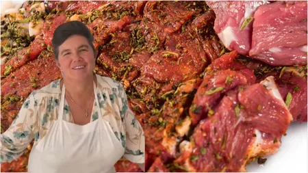 Prețul cu care mama Geta vinde un kilogram de pastramă de oaie. 