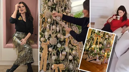 GALERIE FOTO Cum arată casa Monicăi Bîrlădeanu, în așteptarea oaspeților. Actrița își sărbătorește ziua de naștere într-un decor festiv
