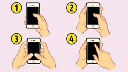 Test de personalitate. Dacă ții telefonul așa, ai un IQ de geniu