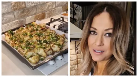 VIDEO Rețeta Ancăi Țurcașiu de conopidă la cuptor. Care este secretul actriței pentru un gust apetisant