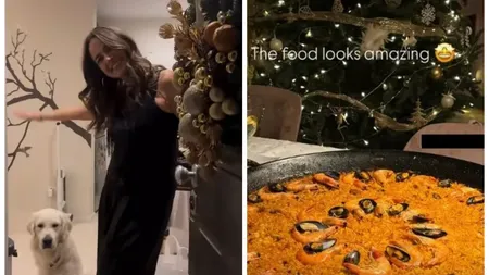 Andreea Raicu și-a împodobit bradul de Crăciun. Vedeta a arătat tuturor cum arată casa ornată: 