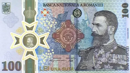 BNR a lansat o bancnotă aniversară de 100 de lei cu regele Carol I. Cât costă să o ai