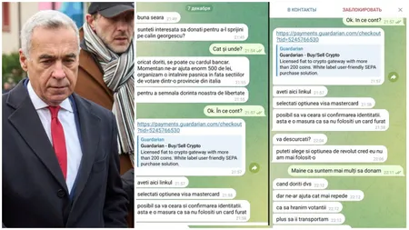 Cerşetorie de donații pe Telegram pentru susținerea lui Călin Georgescu: „Ne-ar ajuta enorm 500 de lei ca să hrănim votanții, plus să-i transportăm și materiale, pancarte!“