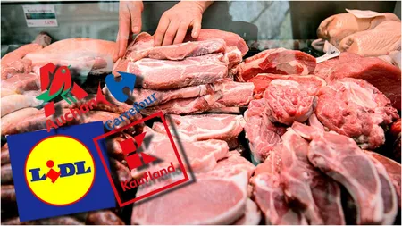 Prețul unui kilogram de carne de porc în magazinele Lidl, Kaufland, Auchan și Carrefour, înainte de sărbătorile de Crăciun. Cât trebuie să scoți din buzunar pentru produsele din carne