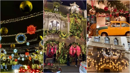Reacția unei tinere din Napoli, după ce a văzut Bucureștiul împodobit cu decorațiunile de Crăciun