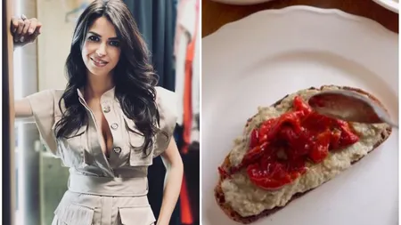 Salată de vinete cu ardei copți. Diana Bart a dezvăluit rețeta: 