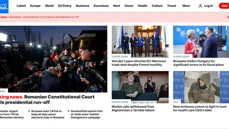 Presa internaţională anunță „breaking news” după anularea alegerilor prezidenţiale din România