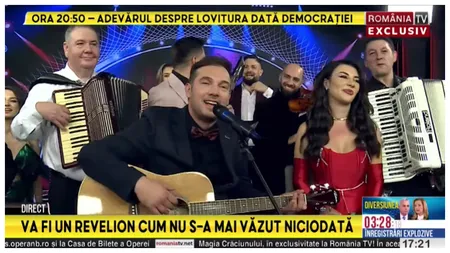 Ionuț Grigore și Thalida Trofin, moment emoționant la Super Revelionul România TV VIDEO