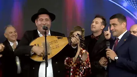 George Simion, duet de exceptie cu Taraful Iancu Jianu la Super Revelionul Romania TV