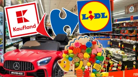 Moş Nicolae vine cu super-oferte de jucării. Kaufland, Lidl şi Carrefour te scapă ieftin de grija cadourilor de sub brad pentru prichindei