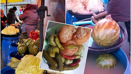 Cât au ajuns să coste murăturile vândute în piaţă. Preţurile au crescut faţă de anul trecut, dar clienţii nu lipsesc: 