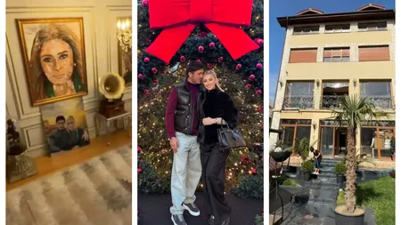 Anamaria Prodan a împodobit bradul şi a renovat vila, o rupe total de trecutul cu Laurenţiu Reghecampf