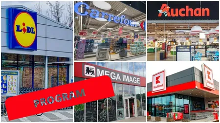 Programul supermarketurilor din România de sărbători. Când poți merge la cumpărături