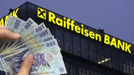 Raiffeisen Bank oferă bani clienților fideli. Dai o semnătură și ești mai bogat cu 300 de lei în pragul sărbătorilor