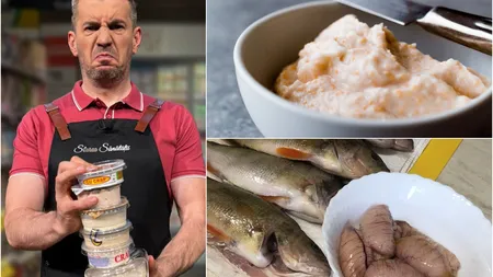 Cât de sănătoasă este salata de icre din supermarket. Ce ingrediente conţine, de fapt, acest produs. Dragoş Pătraru: 