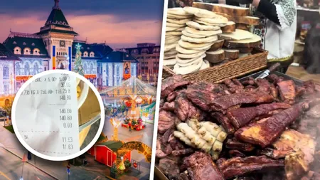 Ce a cumpărat un turist cu 140 de lei de la Târgul de Crăciun din Craiova. Internauții au fost revoltați de prețurile uriașe