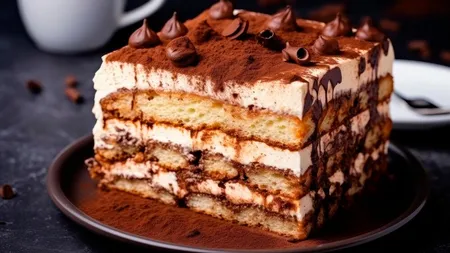 Tort tiramisu fără coacere pentru Revelion. Iese senzațional cu pișcoturi și mascarpone, rețeta cucerește pretențioșii