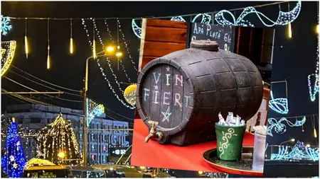 S-a deschis Târgul de Crăciun din Ploiești. Cât costă un pahar de vin fiert