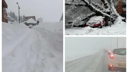 Strat de zăpadă de un metru în două zile, un ciclon polar se apropie de România. Vortexul vine la pachet cu 