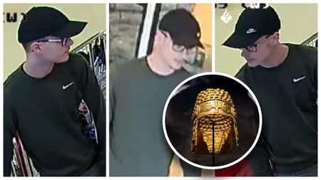 UPDATE Trei persoane au fost reținute în cazul jafului de la Muzeul Drents / Poliția olandeză a publicat fotografia primului suspect pentru furtul Coifului de Aur de la Coțofenești