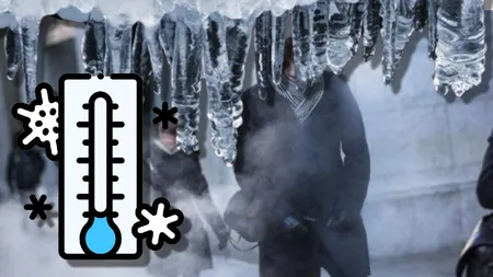 Coliziune între un front de aer cald şi unul polar. Temperaturile scad la MINUS 16 grade Celsius, vortexul polar aduce iarna în România