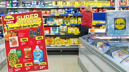 Super-promoții la Lidl în weekendul 11-12 ianuarie 2025. Reducerile la cele mai consumate produse alimentare ajung până la 40%