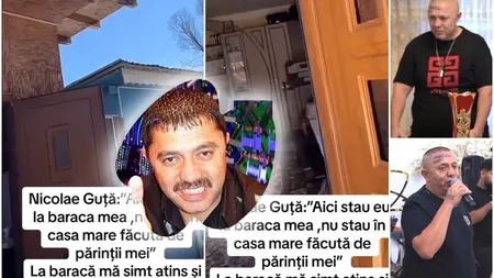Nicolae Guță a ajuns să locuiască într-o baracă. Manelistul i-a făcut o invitaţie surprinzătoare lui BogPR, principalul sponsor al lui Călin Georgescu: 