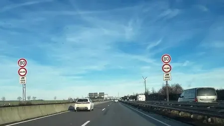 Confuzie pentru şoferi pe autostradă. Trei semne de circulaţie care au provocat amenzi pentru viteză
