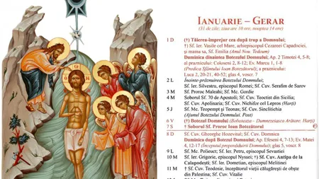 CALENDAR ORTODOX 6 ianuarie 2025. Sărbătoare cu cruce roşie, tradiţii şi superstiţii de Bobotează