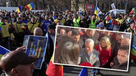 FOTO Cum a venit îmbrăcată Cristela Georgescu la manifestația din Capitală. Soția lui Călin Georgescu a furat toate privirile
