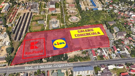 Una dintre cele mai mari fabrici din Bucureşti, transformată în galerie comercială şi două hypermarketuri Lidl şi Kaufland